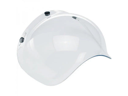 Bubble Shield Visor - Clear. Fits Gringo Helmets & Most Helmets With 3 Studs Along The Top