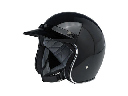 Moto Visor - Black. Fits Gringo Helmets & Most Helmets With 3 Studs Along The Top