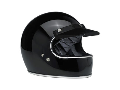 Moto Visor - Black. Fits Gringo Helmets & Most Helmets With 3 Studs Along The Top