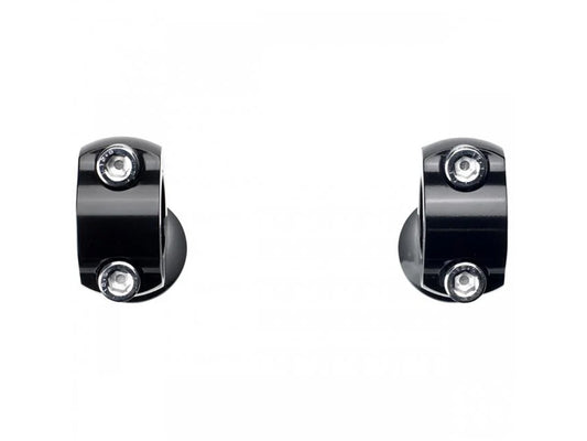 1.75in. Straight Slimline Risers - Black. Fits 1in. Handlebar