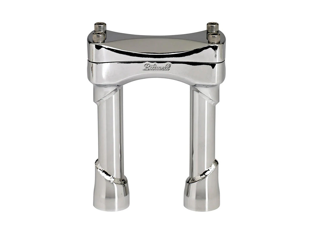 6in. Straight Murdock Risers - Chrome. Fits 1in. Handlebar