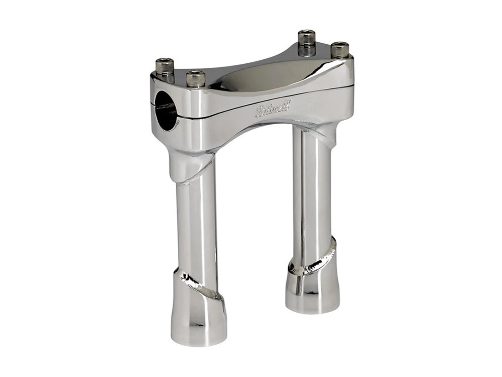 6in. Straight Murdock Risers - Chrome. Fits 1in. Handlebar