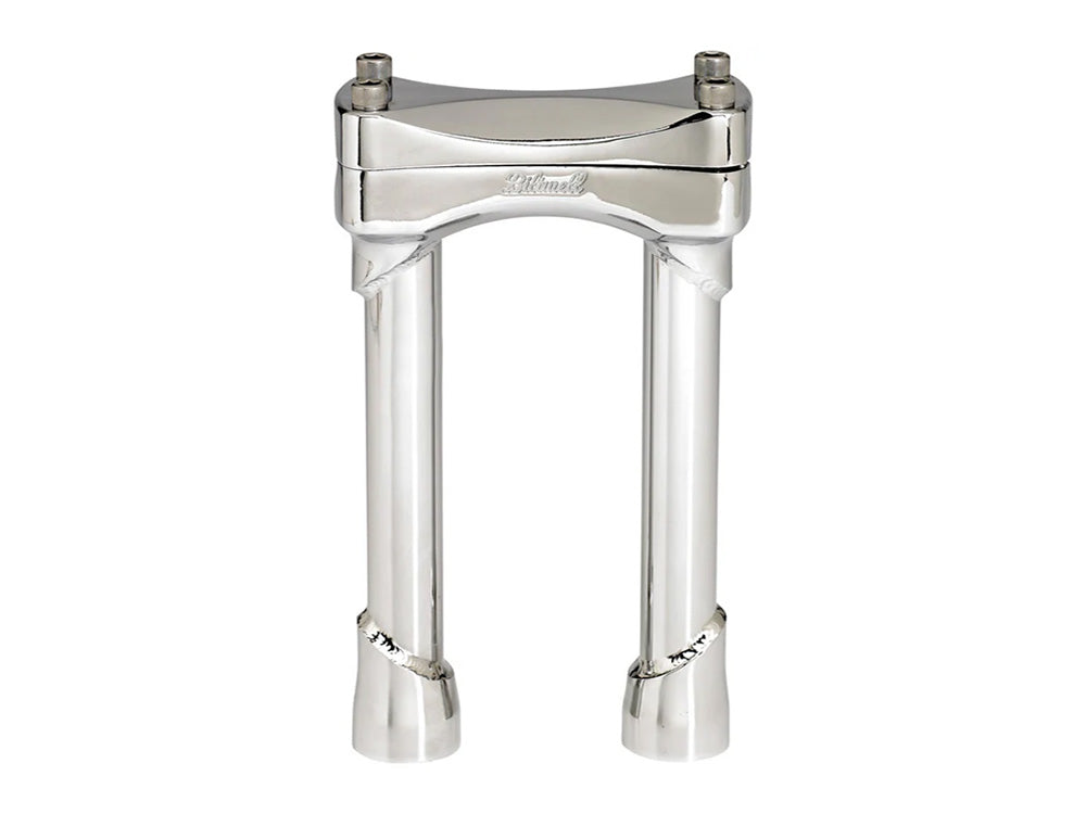 8in. Straight Murdock Risers - Chrome. Fits 1in. Handlebar