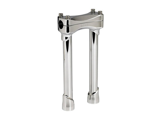 10in. Straight Murdock Risers - Chrome. Fits 1in. Handlebar