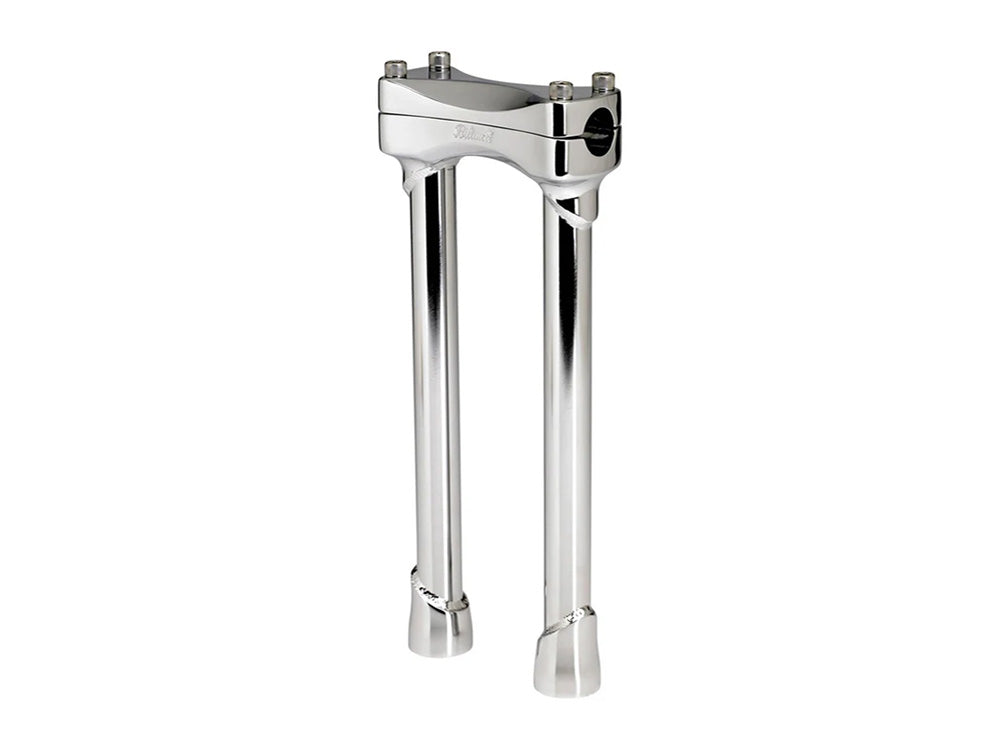 12in. Straight Murdock Risers - Chrome. Fits 1in. Handlebar
