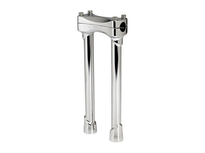 12in. Straight Murdock Risers - Chrome. Fits 1in. Handlebar
