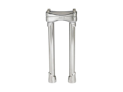 12in. Straight Murdock Risers - Chrome. Fits 1in. Handlebar