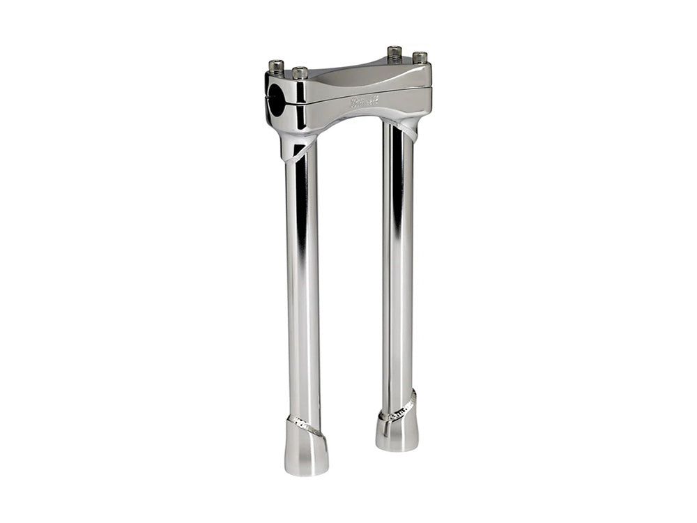 12in. Straight Murdock Risers - Chrome. Fits 1in. Handlebar