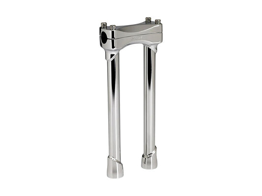 12in. Straight Murdock Risers - Chrome. Fits 1in. Handlebar