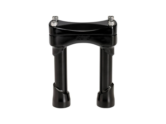 6in. Straight Murdock Risers - Black. Fits 1in. Handlebar