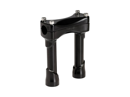 6in. Straight Murdock Risers - Black. Fits 1in. Handlebar