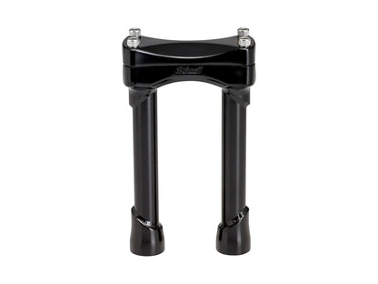 8in. Straight Murdock Risers - Black. Fits 1in. Handlebar