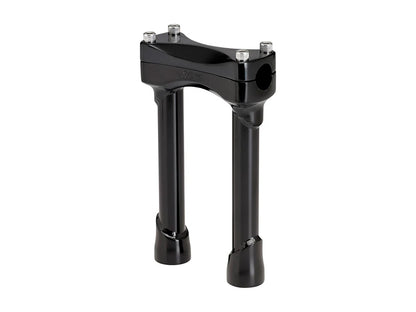 8in. Straight Murdock Risers - Black. Fits 1in. Handlebar