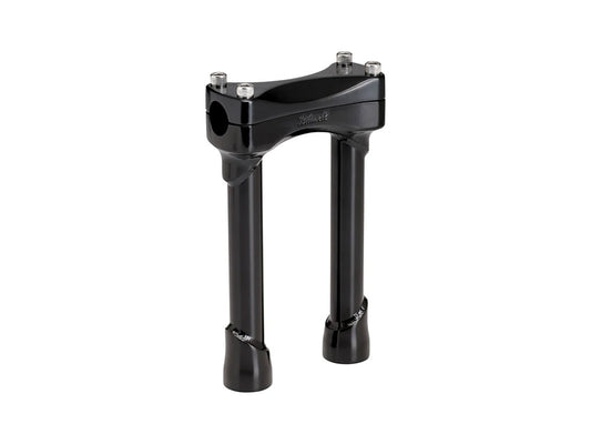 8in. Straight Murdock Risers - Black. Fits 1in. Handlebar