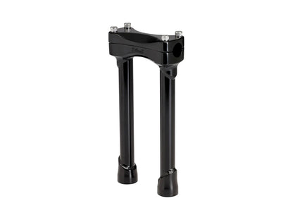 10in. Straight Murdock Risers - Black. Fits 1in. Handlebar