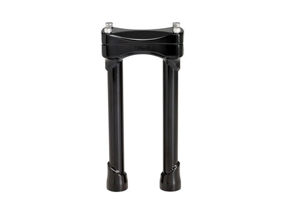 10in. Straight Murdock Risers - Black. Fits 1in. Handlebar