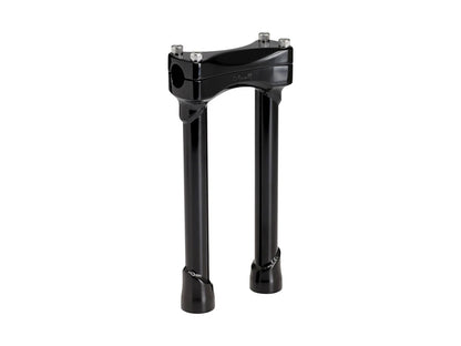 10in. Straight Murdock Risers - Black. Fits 1in. Handlebar