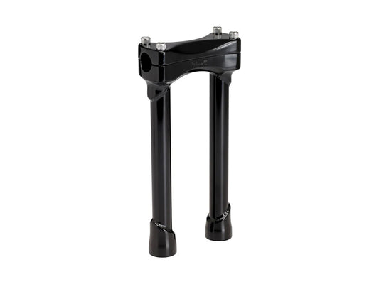 10in. Straight Murdock Risers - Black. Fits 1in. Handlebar