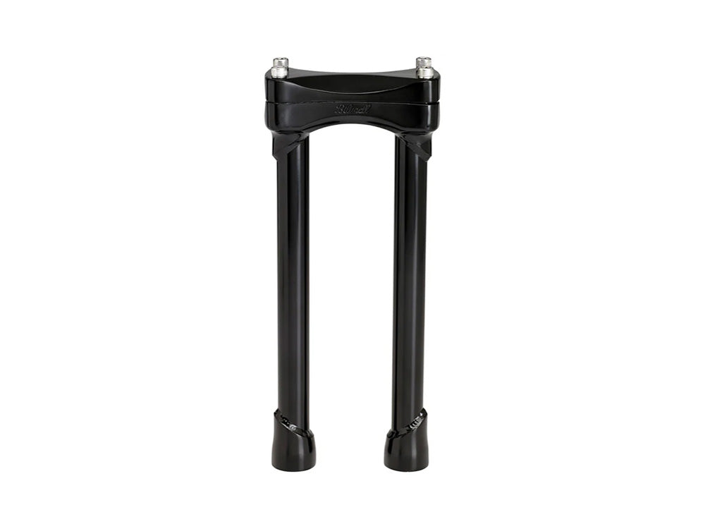 12in. Straight Murdock Risers - Black. Fits 1in. Handlebar