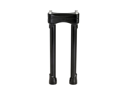 12in. Straight Murdock Risers - Black. Fits 1in. Handlebar
