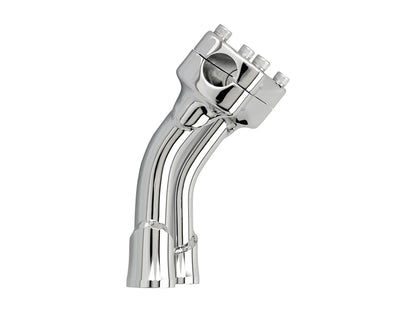 6in. Pullback Murdock Risers - Chrome. Fits 1in. Handlebar