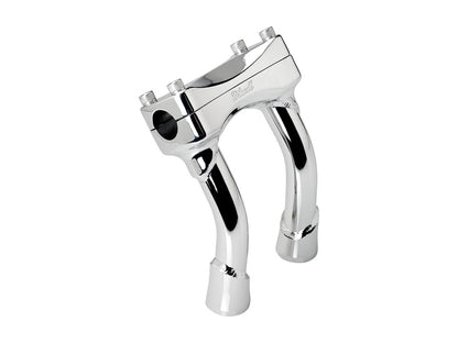 6in. Pullback Murdock Risers - Chrome. Fits 1in. Handlebar