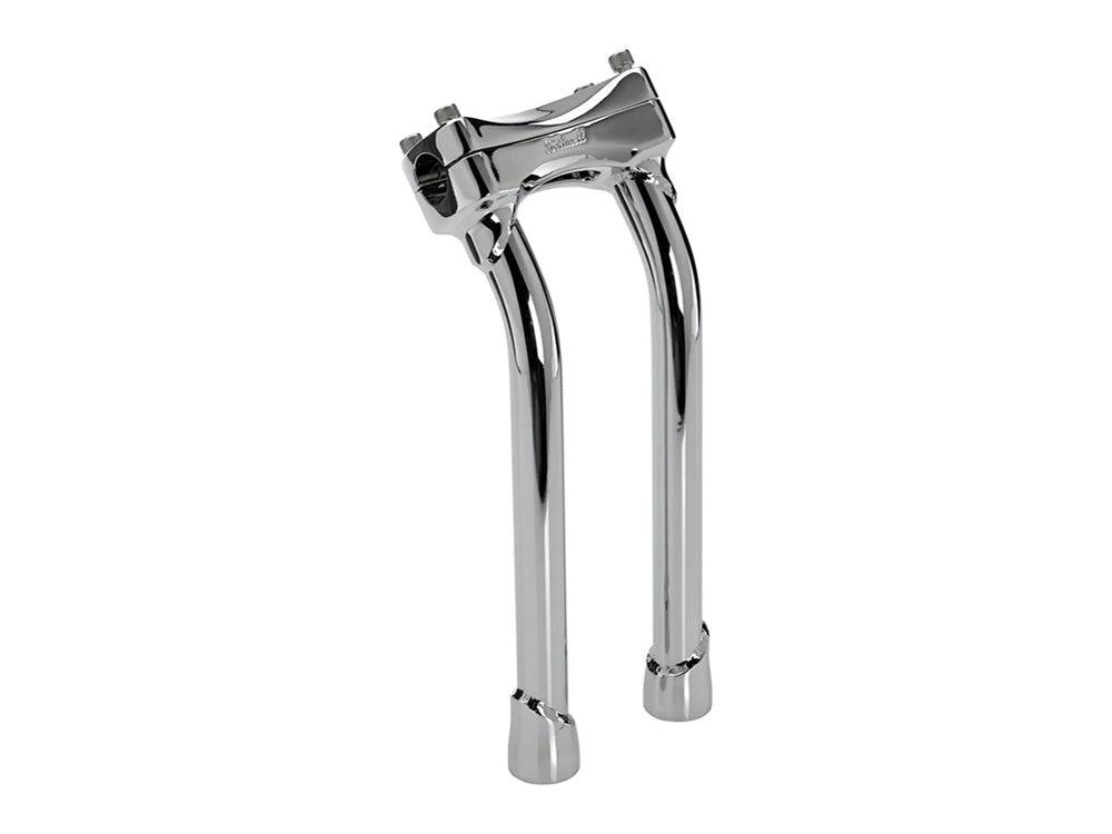 12in. Pullback Murdock Risers - Chrome. Fits 1in. Handlebar