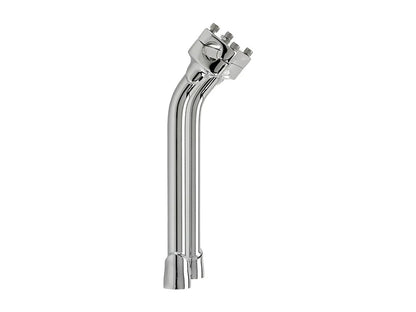 12in. Pullback Murdock Risers - Chrome. Fits 1in. Handlebar