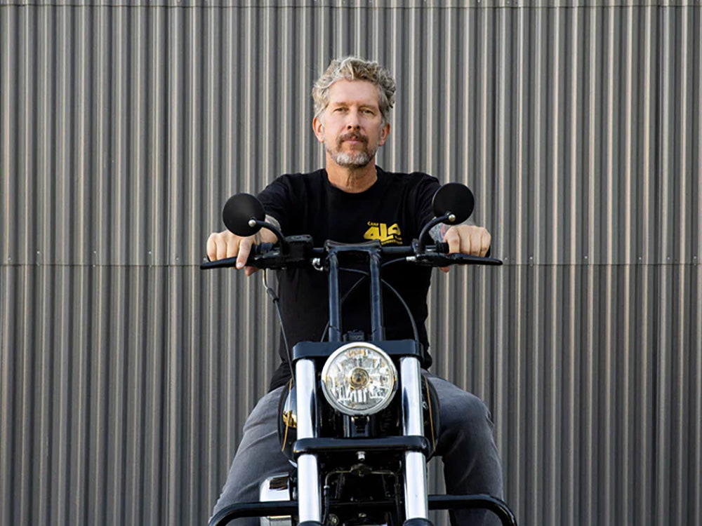 10in. Pullback Murdock Risers - Black. Fits 1in. Handlebar