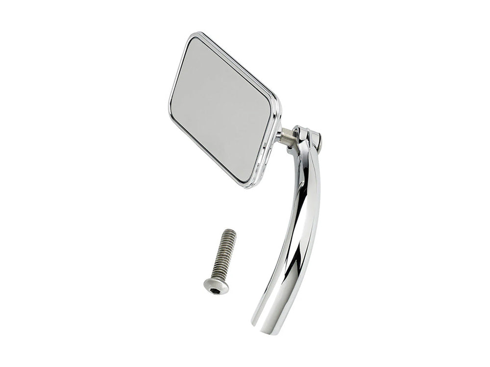 Rectangular Utility Mirrors - Chrome. Left and Right Set