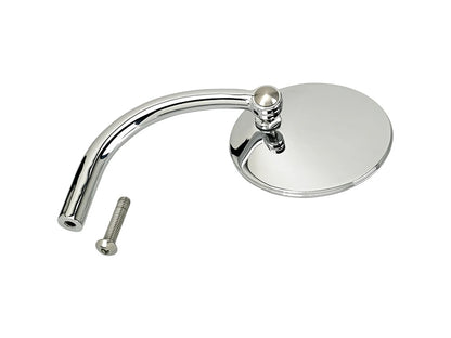 Round Utility Mirrors - Chrome. Left and Right Set