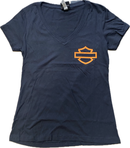 Adelaide Harley-Davidson Womens Outline B&S V Tee
