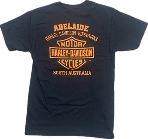 Adelaide Harley-Davidson B&S Tee - Black