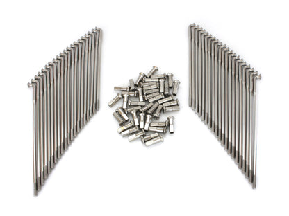 16in. Spokes - Stainless Steel. Fits Original Style H-D Deep Drop Center Rim when used in conjunction with 1997up H-D style Rear Hub or H-D Style Wide Glide Front Hub.