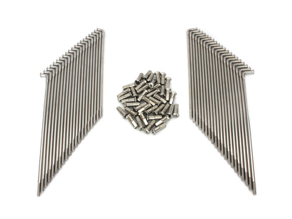 19in. Spokes - Stainless Steel. Fits Original Style H-D Deep Drop Center Rim when used in conjunction with Narrow Glide Hub 1973up & OEM H-D Mid Glide Front Hub 2006up.