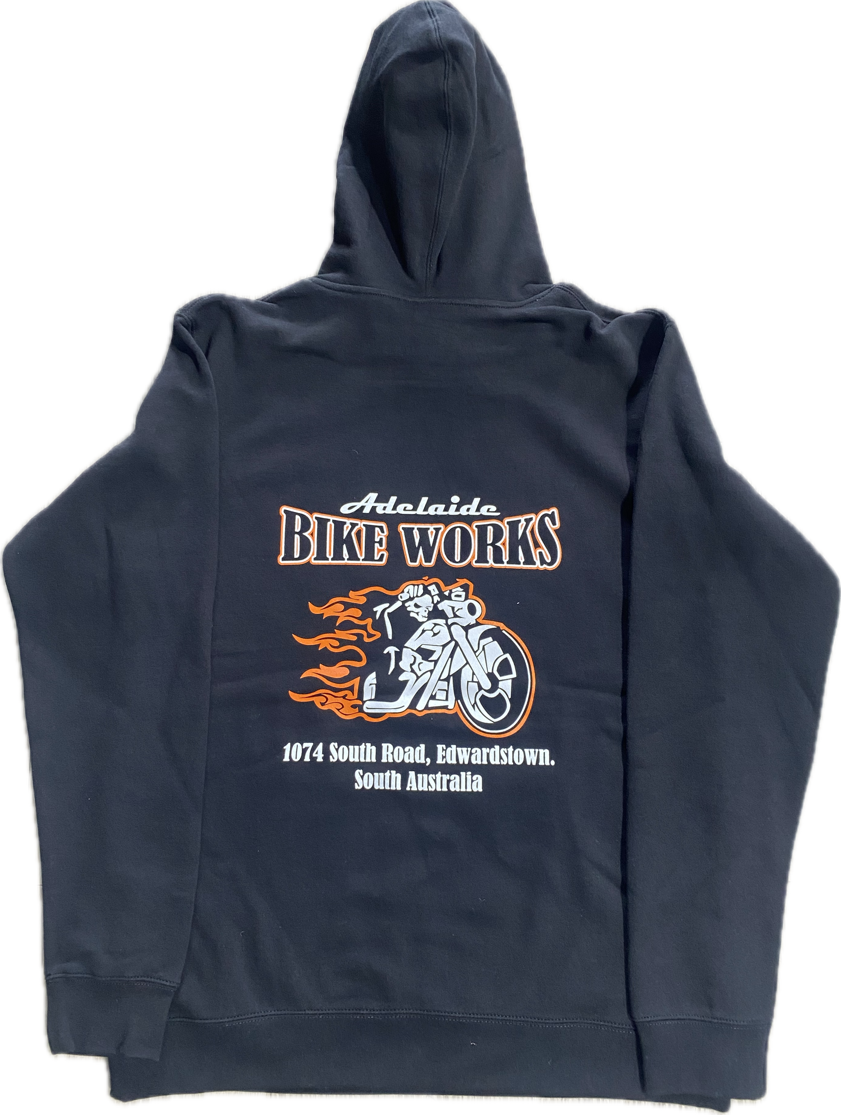 Adelaide Bike Works Original Skeleton Hoodie