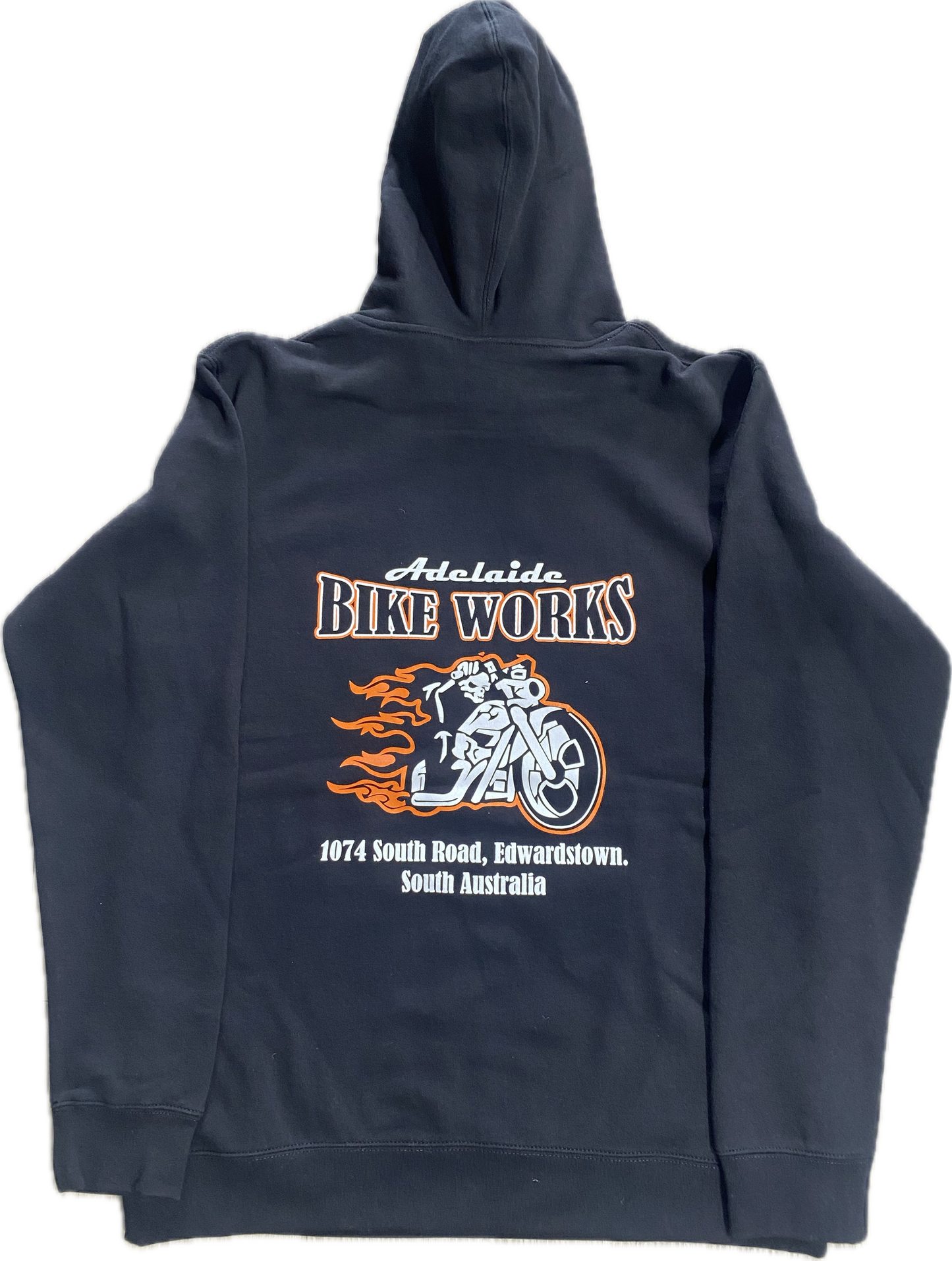 Adelaide Bike Works Original Skeleton Hoodie