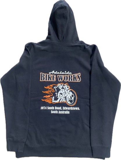 Adelaide Bike Works Original Skeleton Hoodie