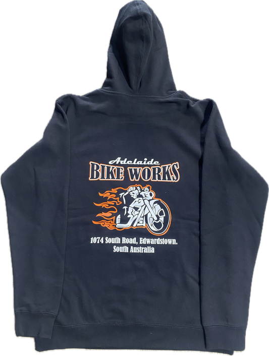 Adelaide Bike Works Original Skeleton Hoodie