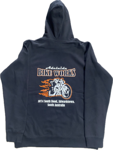 Adelaide Bike Works Original Skeleton Hoodie