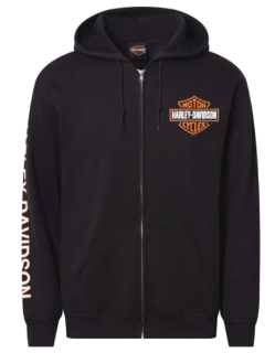 Adelaide Harley-Davidson B&S Zip Hoodie - Black