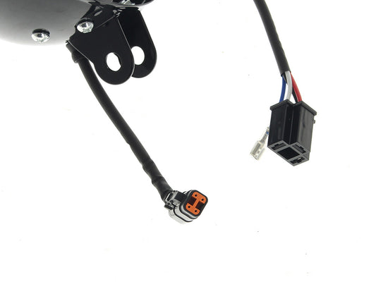 5-3/4in. Headlight Housing with Bottom Mount - Black. Fits Softail Standard, Street Bob, Low Rider & Low Rider S 2018up