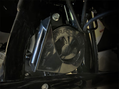 109db Electromagnetic Horn Kit - Black. Fits Softail 2018-2024