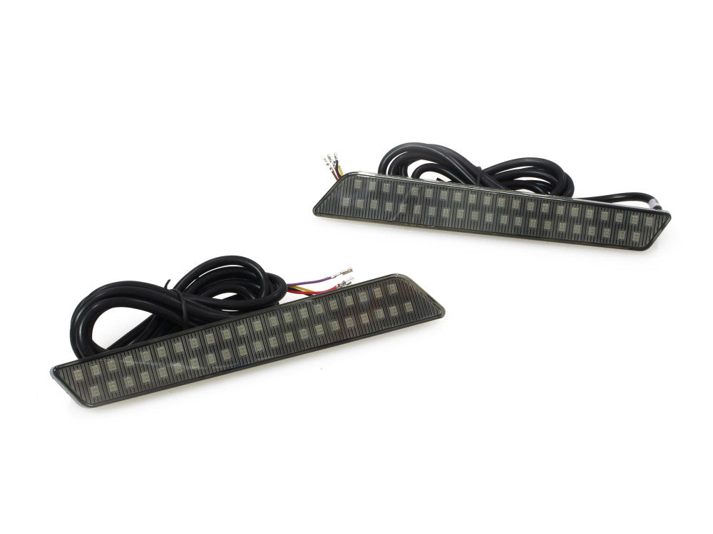 Saddlebag LED Latch Lights - Amber/Red. Fits Touring 2014-2023