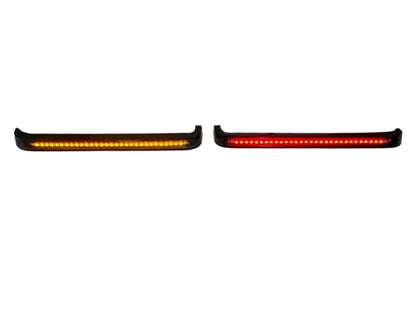 Sequential Low Profile Bagz Saddlebag Lights. Red Run/Brake, Amber Turn with Smoke Lens. Fits Touring 2026up