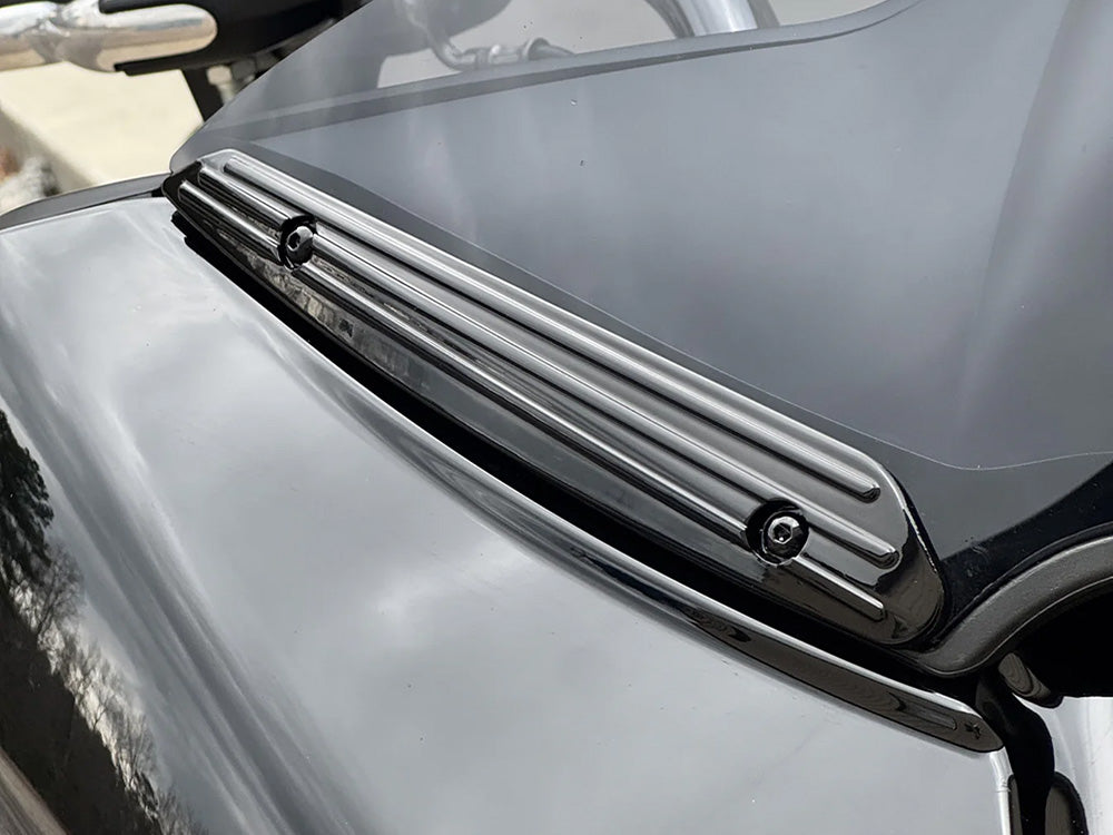 Windshield Trim - Black. Fits CVO Road Glide 2023up & Road Glide 2024up