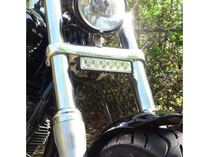 LED Driving Light Bar with White LED's - Black Housing.