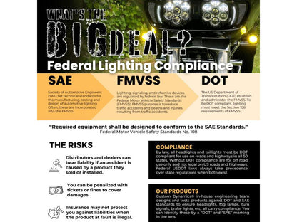 Shark Demon LED Headlight Kit - Black. Fits CVO Street Glide 2023up & Street Glide 2024up