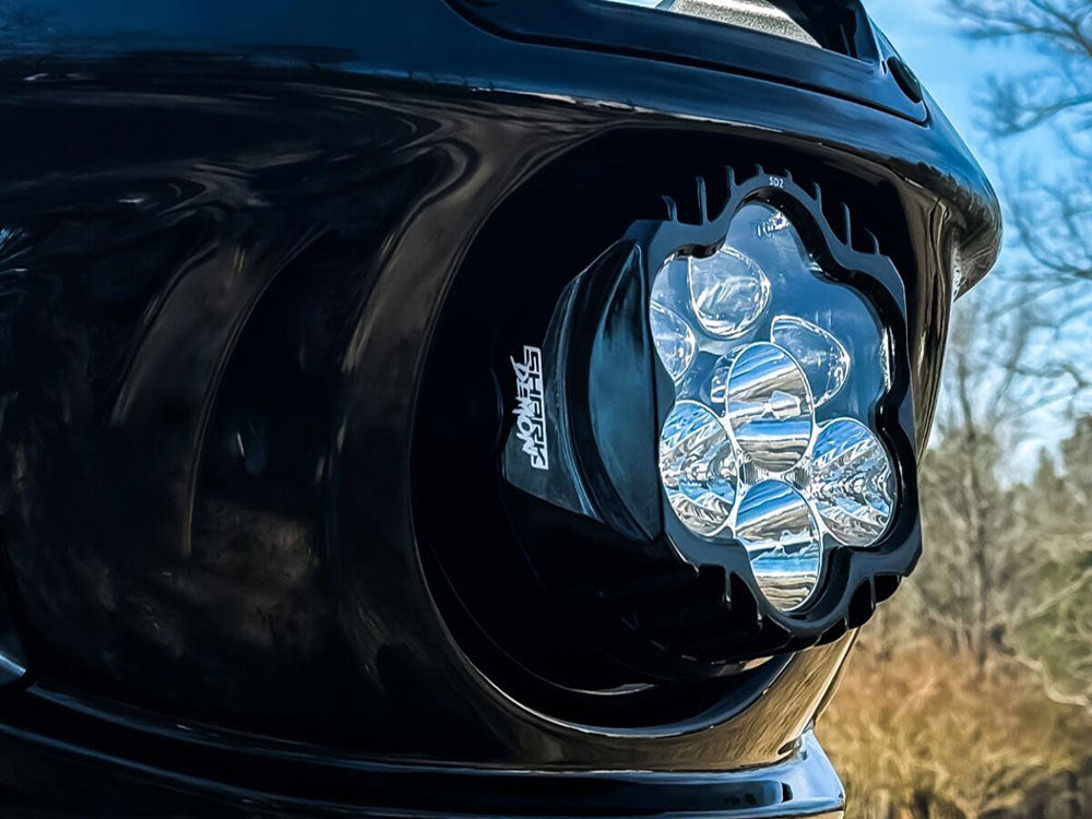 Shark Demon LED Headlight Kit - Black. Fits Softail Low Rider ST & El Diablo 2022up