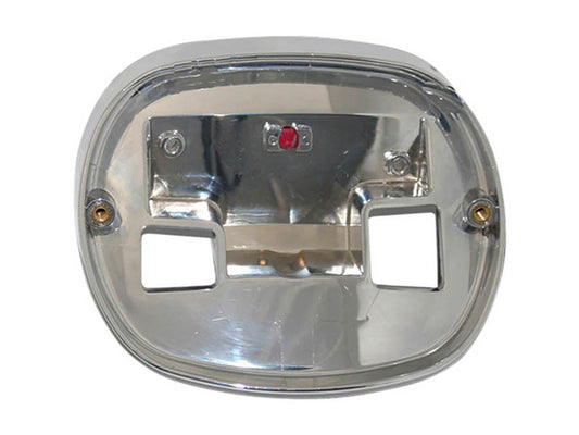 Taillight Base Plate for HD Taillight - Chrome. Fits Twin Cam 1999-2017 OEM Fenders